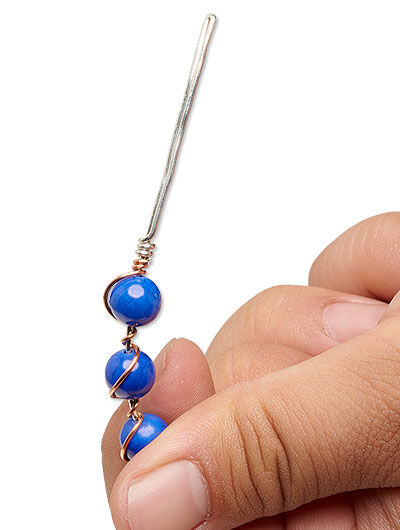 wire wrapped beaded wire